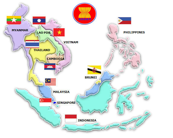 ASEAN map
